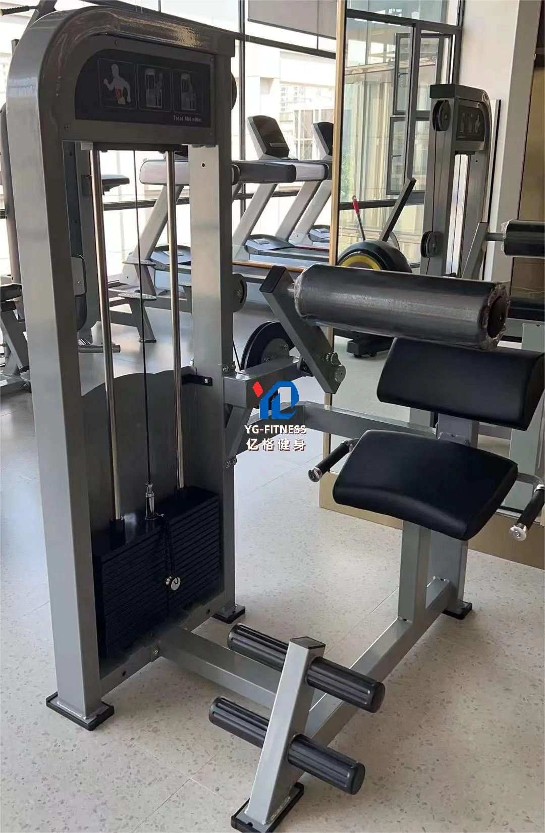 YG-8019 back row station lower back Exercise back muscle by arm press