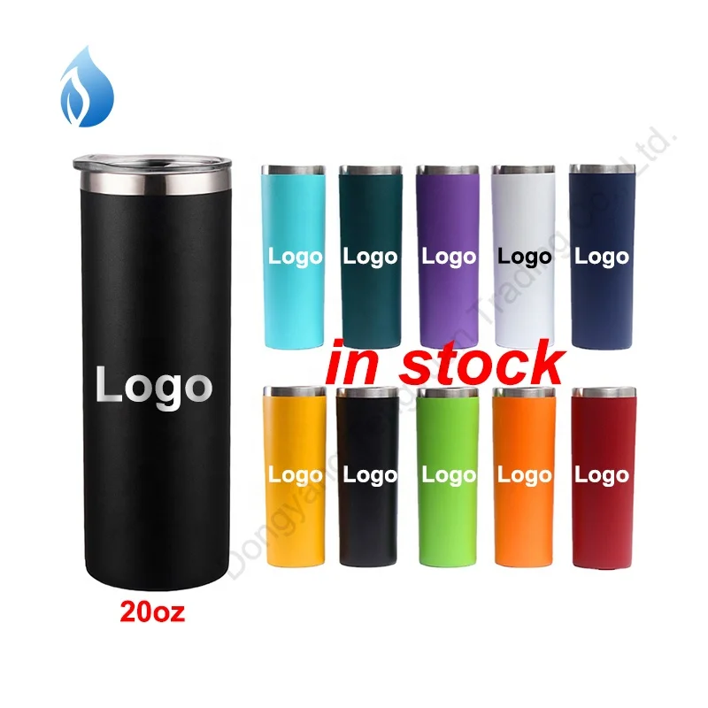 ZP 20oz power coating Environmental friendly 304 stainless steel custom LOGO double-wall drinking mug Simple style insulated mug