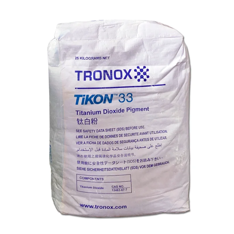 Прямая поставка с завода дешевая цена TiKON-33 TRONOX белизна порошок пигмент TiO2 рутил