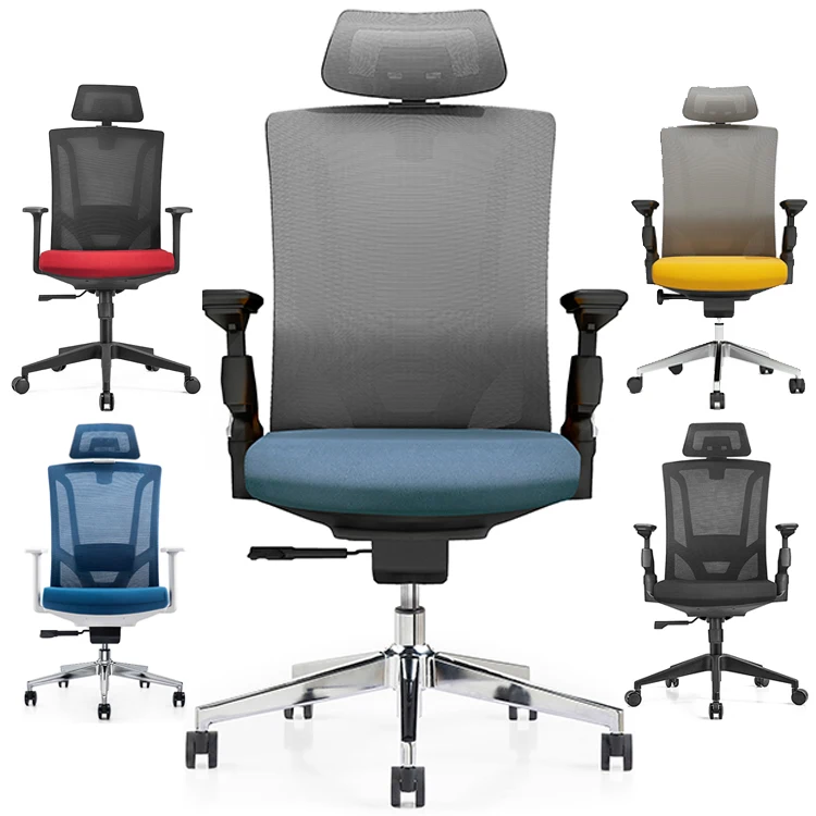 sillas de escritorio mesh executive office chairs(new) headrest luxury ergonomic