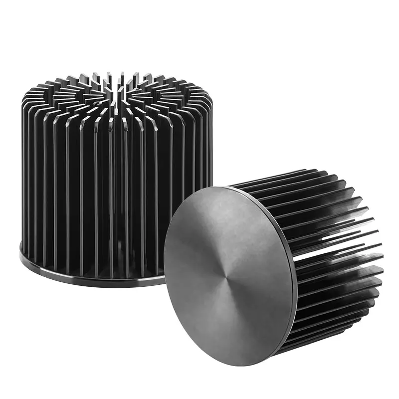 115mm Dimeter Customized 50W Round Aluminum Cooling Led Heatsink Pin Fin Heat Sink For Grow Light