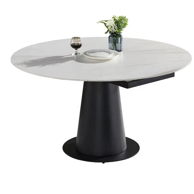 Sintered Stone Custom Different Farmouse Period Style High Quality Cheap Round Dining Table