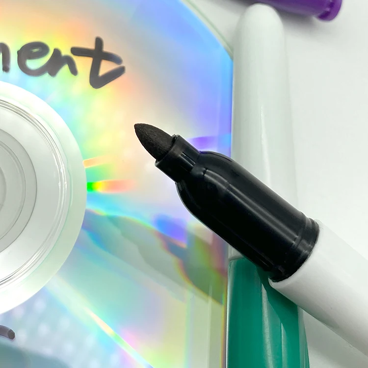 factory custom non toxic waterproof oil based black mini marker permanent paint art marker pen with single fine tip for bottle