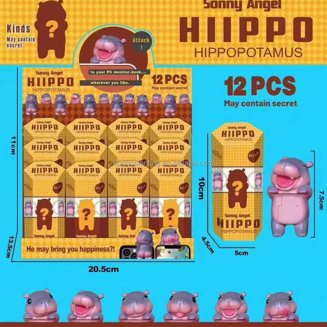 Creative MoDeng Pygmy Hippo Factory Sale Model Ornaments Decoration