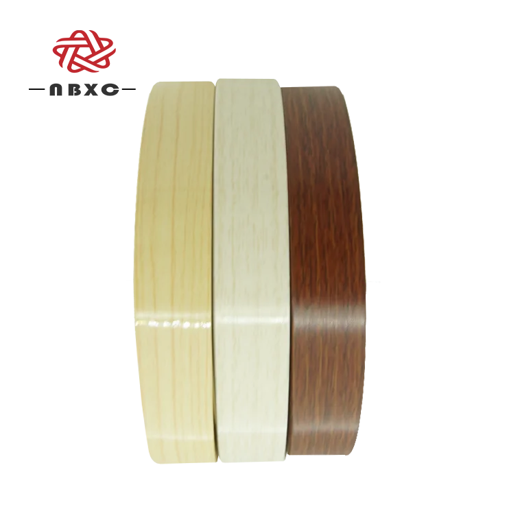 ABS PVC Edge Banding  Board Edgeband Pre-Glued PVC Edge  For Furniture Decoration