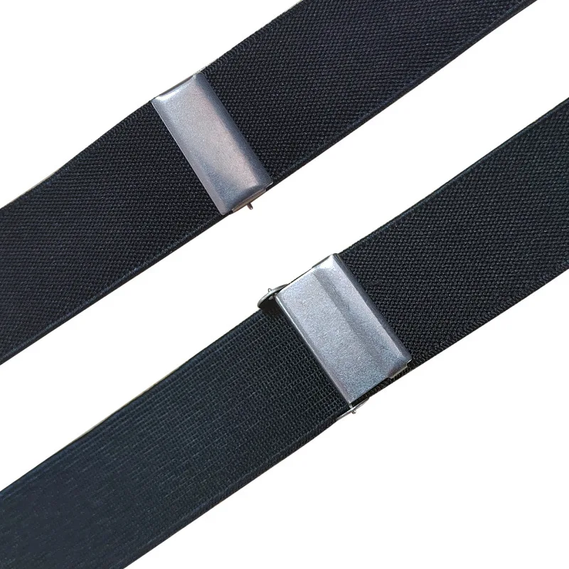 Wholesale Men Women Fashion Y Back Adjustable Braces High Quality 2.5cm Width 3 Clip Elastic Suspenders