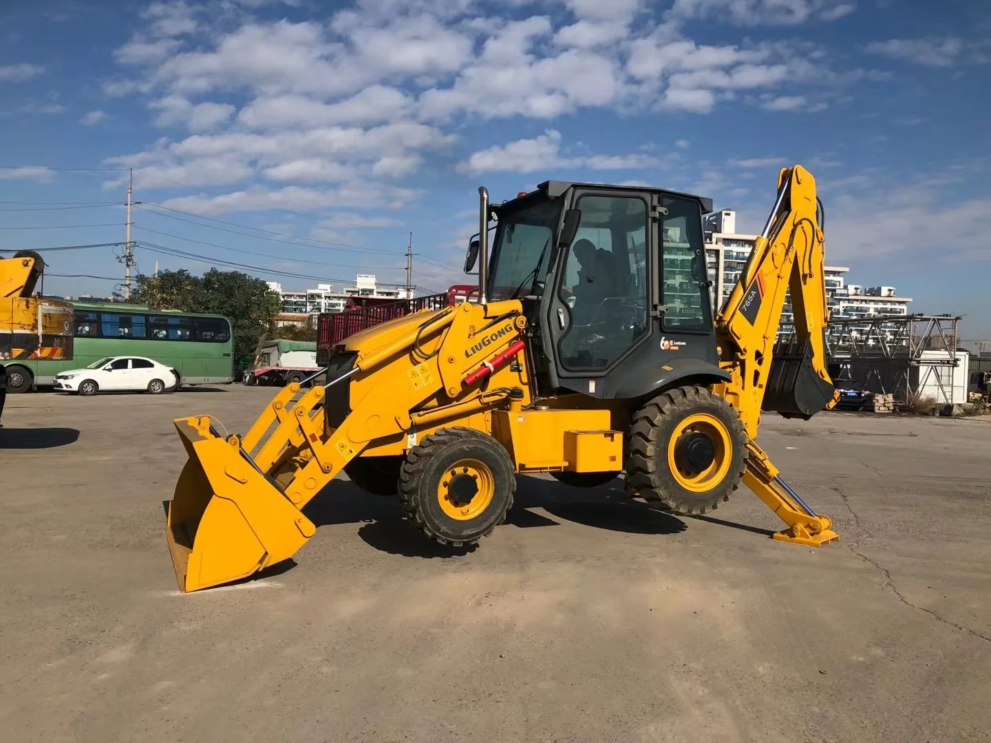 Best Sale Original China Popular Liugong 777A 765a Strong Power Good Condition Mini Backhoe Loader