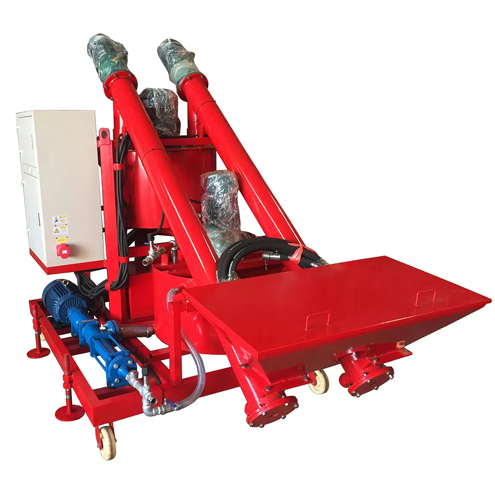 China Manufacturer Pumping Machine Concrete Mixer Plc Grouting System