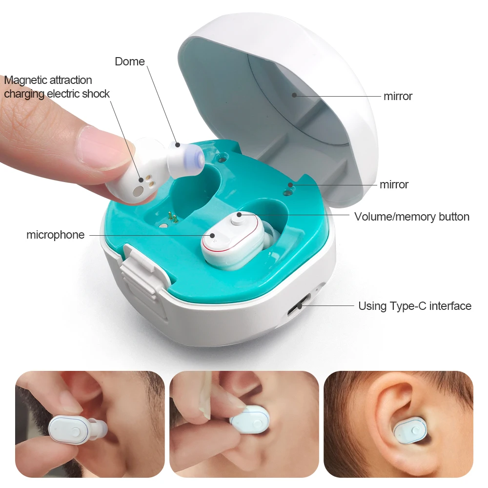 Shira Digital Ear Hearing Aid For Deafness Elderly Deaf Hearing Aids