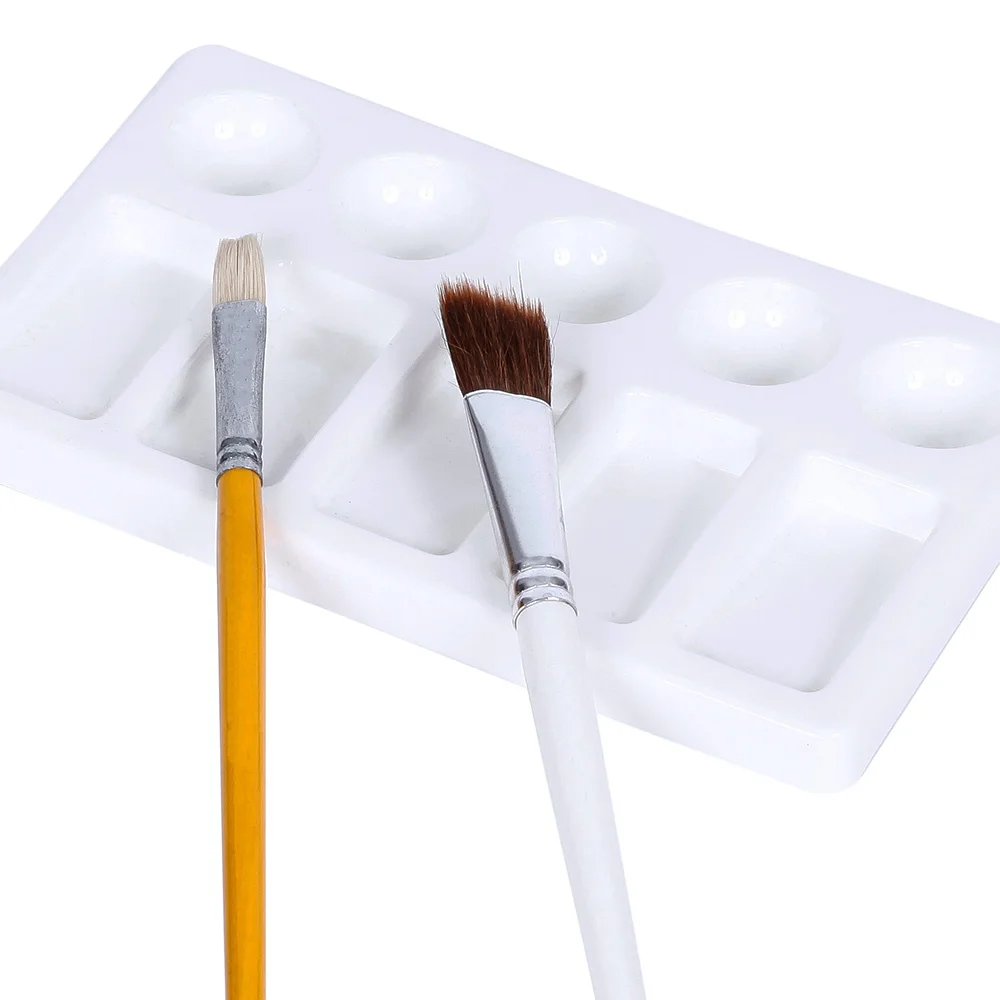 SINOART 19X11cm 10 Wells Artist Watercolor palette Acrylic Oil Artist Plastic Palette