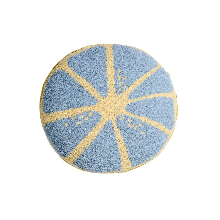 Hot Selling Irregular Lemon Slices pillow  Fun And Cute  100% Polyester Fiber nmp