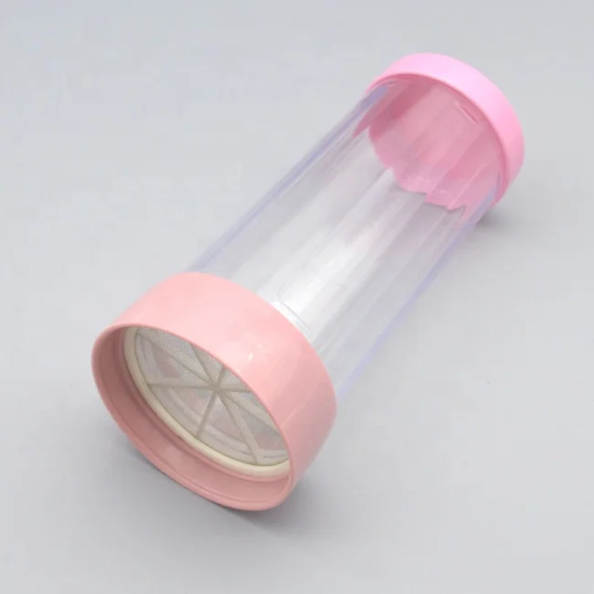 
Baking Tools Plastic Fine Mesh Size Cup Sifter Suger Flour Sieve 