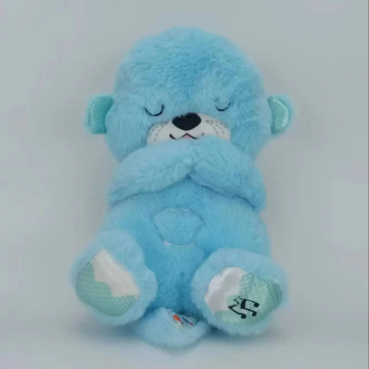 TS 2024 Cozy up with this Breathing Otter Beaver Plush Stuffed Animal Toy light up for new born baby Months Babies