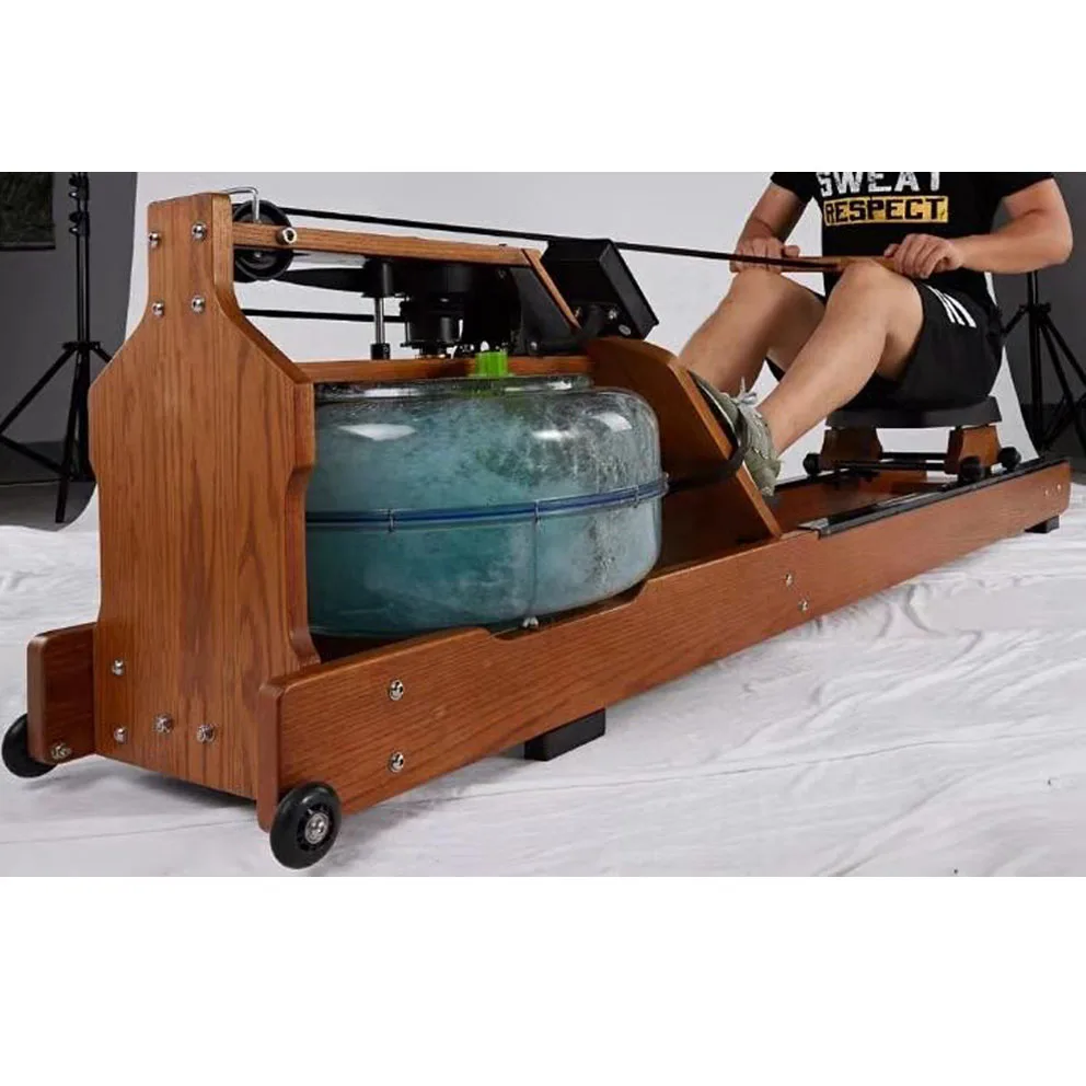 Оборудование для тренажерного зала гребная машина для воды Rower Wood Water Rower Rowing Club