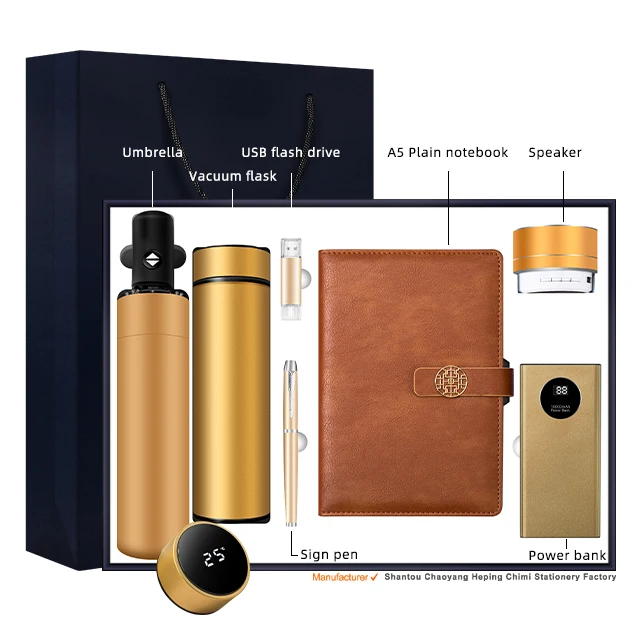 Custom Logo Promotional Men Notebook Luxury Gift Set Business Corporate Gifts Set