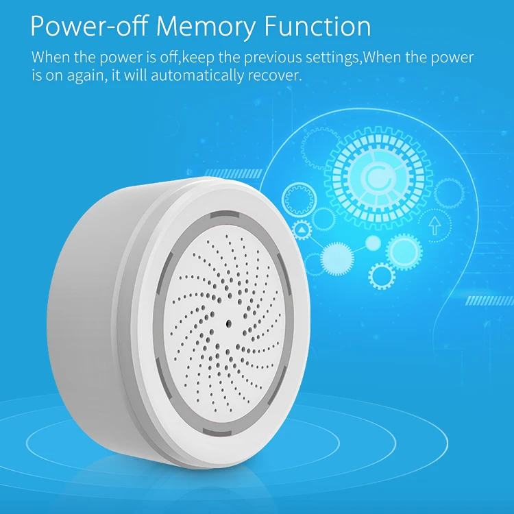smart tuya wifi wireless alarm siren