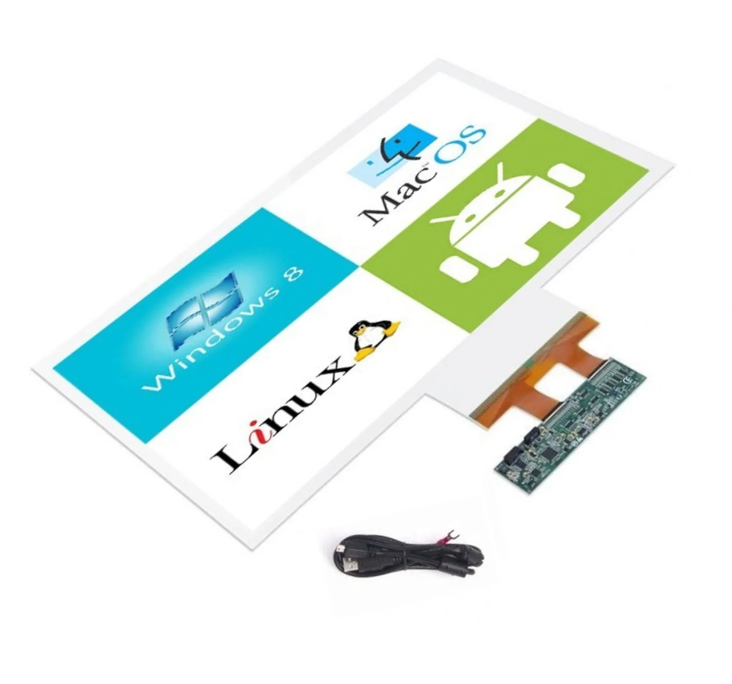 65 inch interactive touch foil for Touch table display 20 points flexible