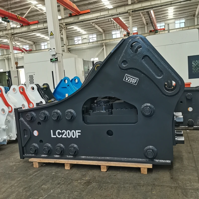 Triangle hydraulic breaker hammer customized tunnel rock drilling hydraulic gun head 20 tons excavator drill rod breaker