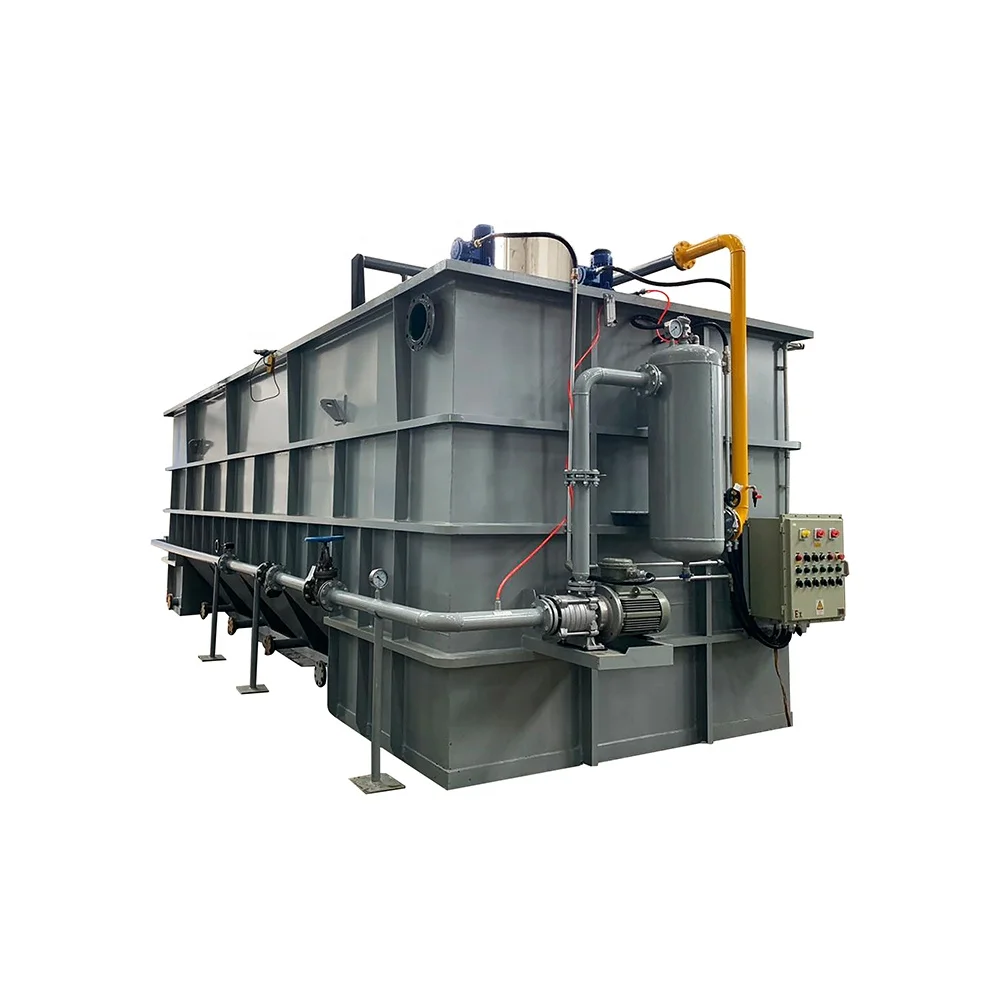 Industrial sewage waste water treatment process used DAF clarifier device dissolved air flotation system machine with best price
