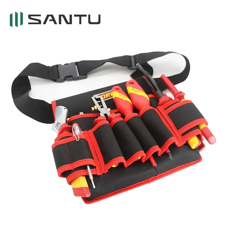 Santu 10 шт. G2010005 Профессиональный электрик 1000V VDE Электрический изолированный плоскогубцы и отвертка набор ручных инструментов