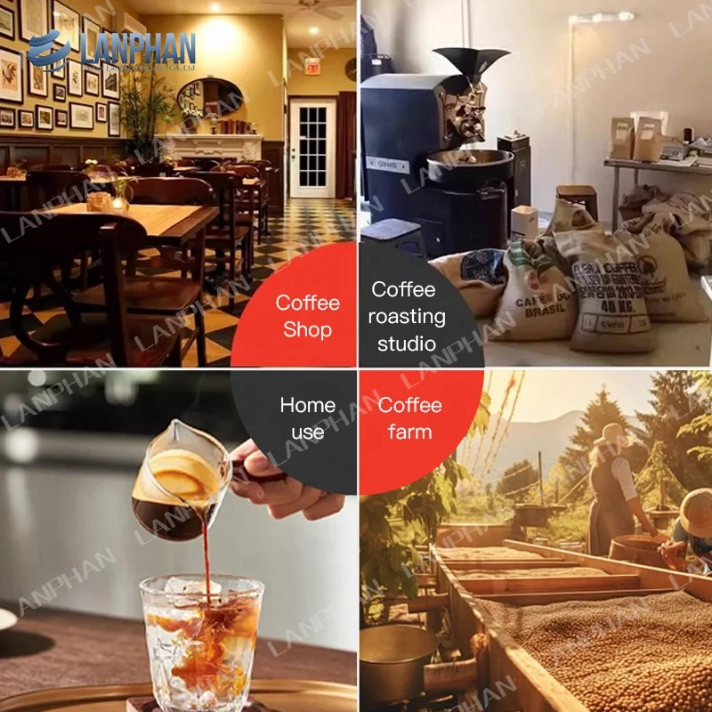 500g-1.5KG/Batch Small Roasting Coffee Machine For Home Coffee Roast With CE And RoHS