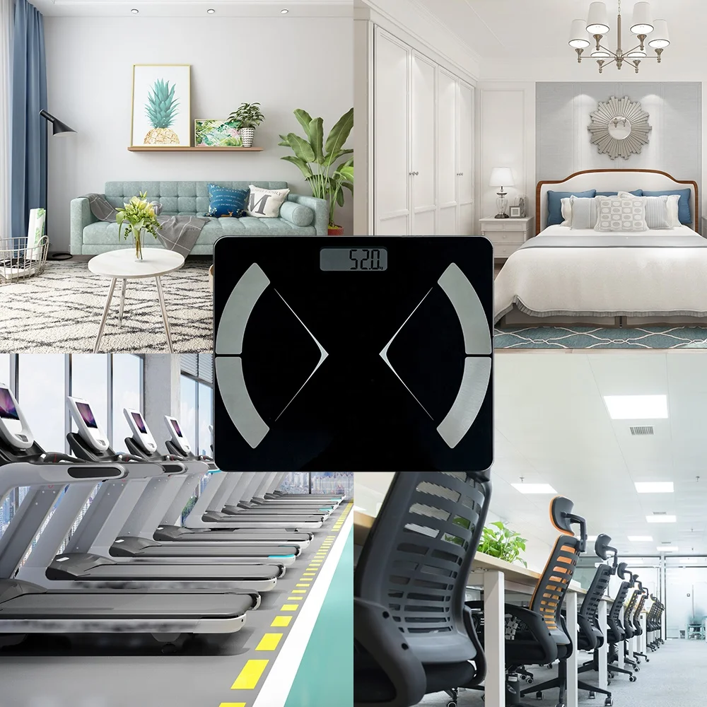 Электронные весы Welland для определения содержания жира в теле цифровые умные ванной анализатор состава тела с приложением смартфона