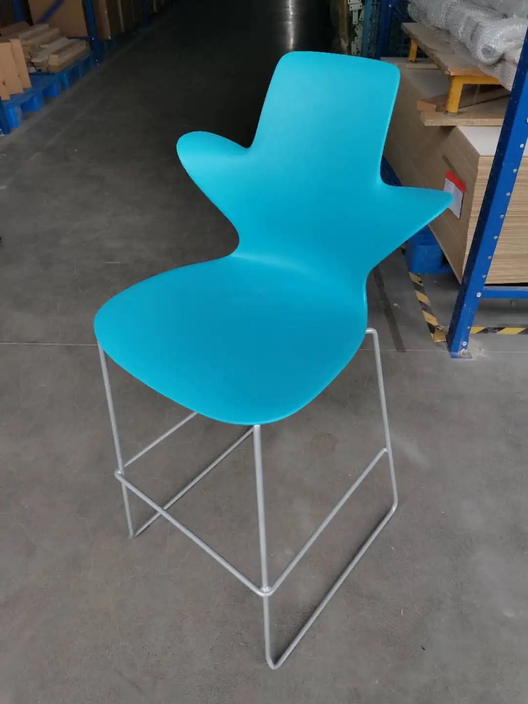 new design colorful plastic high top chair bar stool