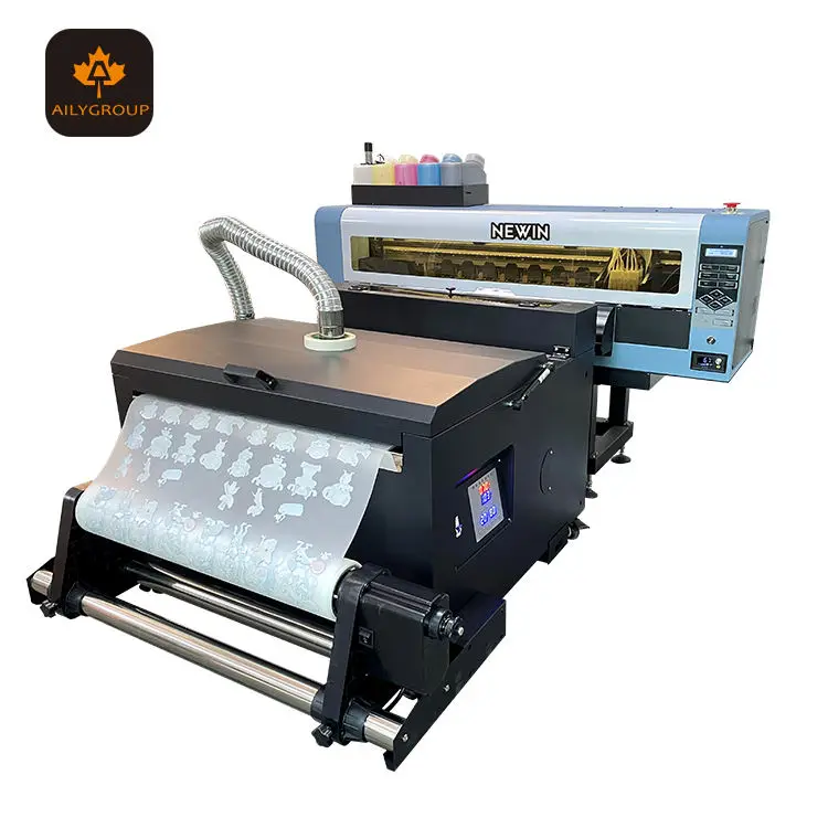 Epson xp600 i1600 dtf printer set transfer dual head i3200 60cm inkjet printers dtf t-shirt printing machine 24 inch