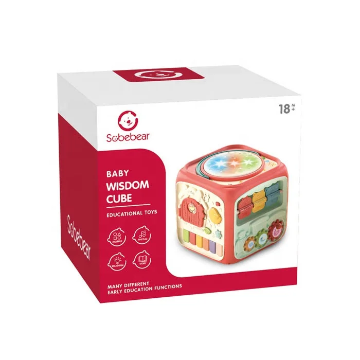 2021 Early childhood educational toy with six drums baby hand drum toy