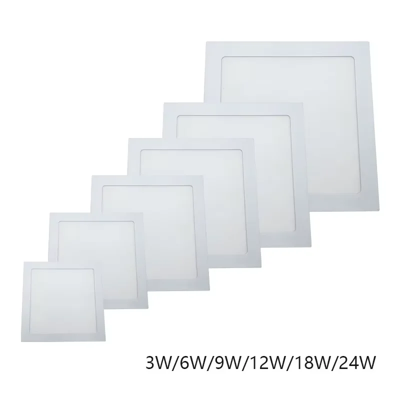 High Quality IP65 Waterproof Dimmable round Aluminum COB 32w 48w 64w LED Downlights for Home & Hotel Modern Square Design