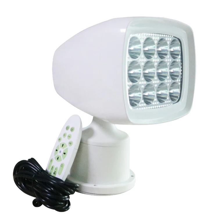 Boat Marine Yacht Search Light LED Remote Control 360 Rotate Spot Light