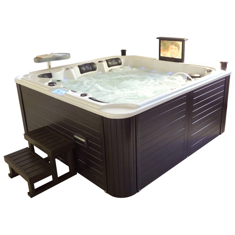 Europe Balboa Control 140 Jets Whirlpool Outdoor Spa Hot Tub With Jacuzzier Function