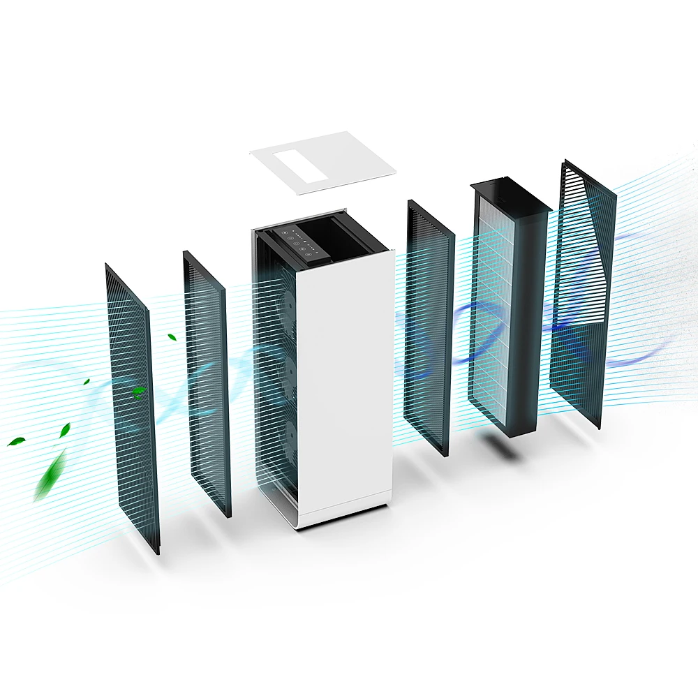 Electrostatic Filtration Air Purifier Pet Odor Filter Washable Reusable Air Purifier