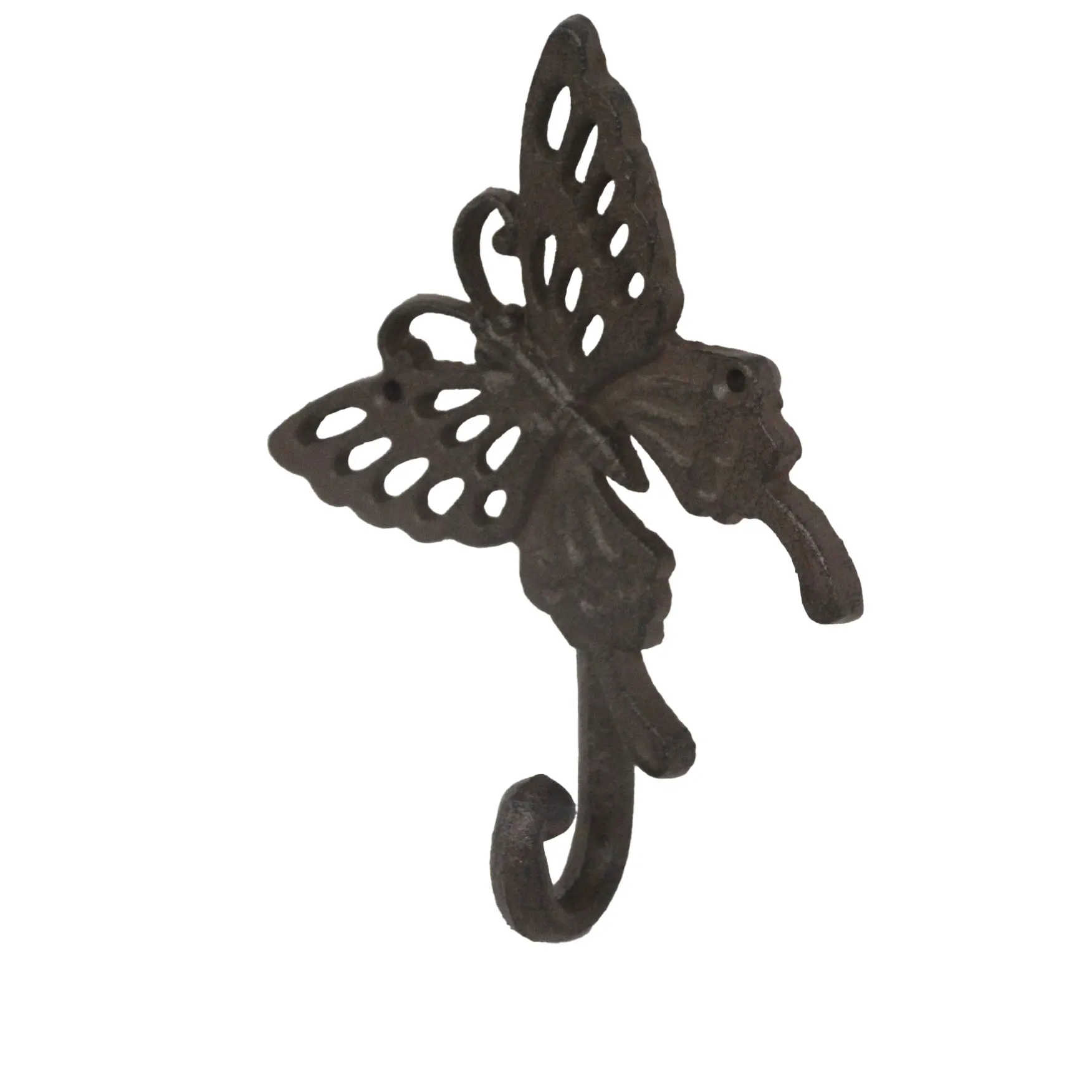 Современный стиль чугунный настенный кронштейн в виде бабочки для украшения интерьера курорта атмосферостойкий и неподвластный времени металлический материал