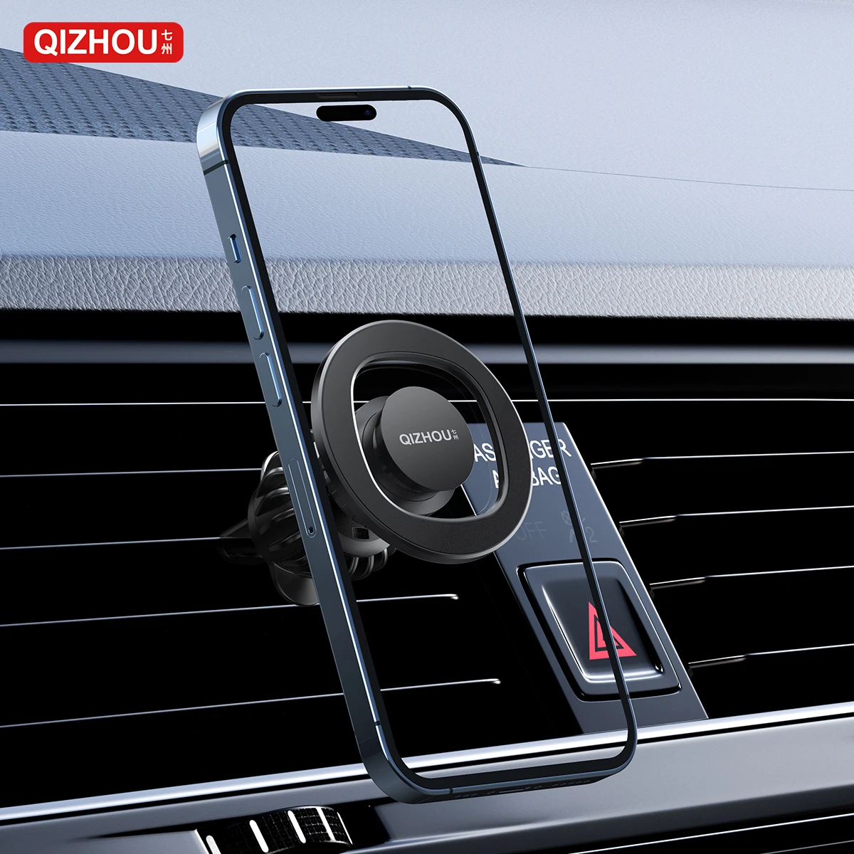 Mag Safe Car Mount for Mobile Phone Strong Magnet Phone Holder for Car Vent Hands Free Car Phone Holder Mount