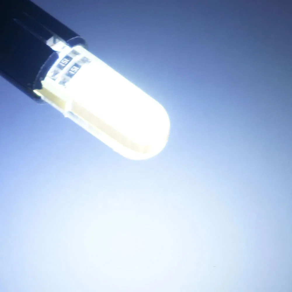 Car  T10 COB silicone 12 LED Lights W5W 194 168 interior light Wedge Door Instrument auto Side Lamp 12smd parking bulb 12V