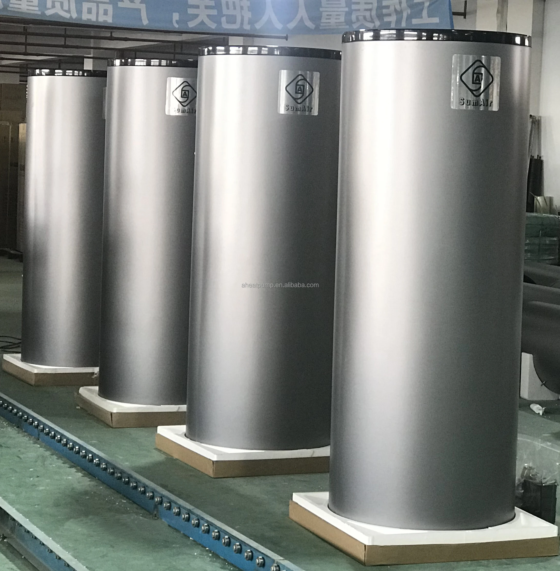 250L 80D накопитель горячей воды A + SUS304 SUS316L дуплексный Солнечный нагревательный насос Гибридный теплообменник с катушкой цилиндрового бака котла