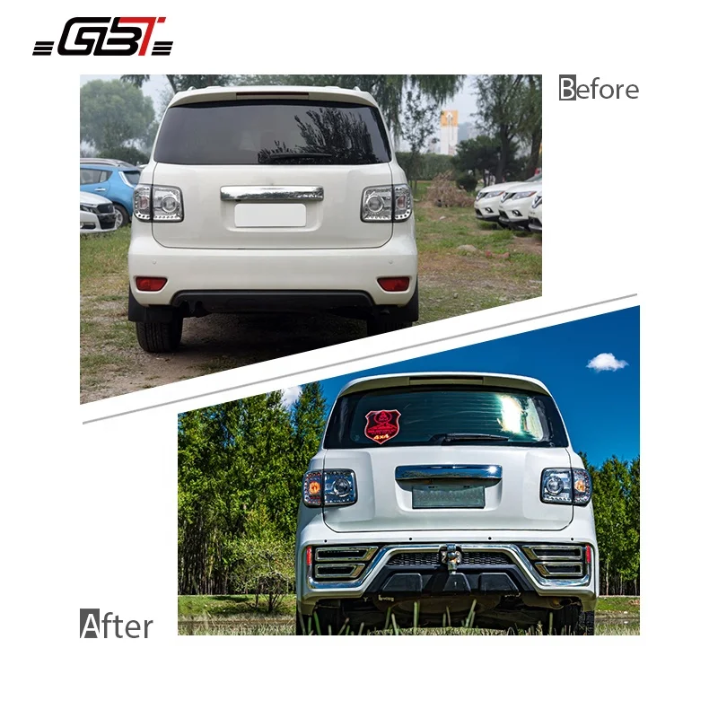 GBT Body Kit include pp abs material front/rear bumper assembly for Nissan Patrol y62