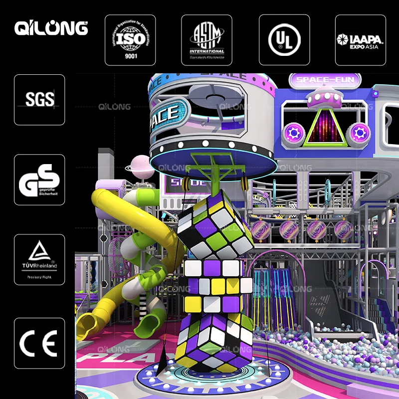 500 SQM Large Children Play Equipment Maze Game Soft Indoor Play Equipment Kid Large Indoor Playground