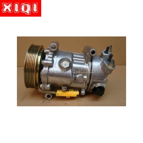 SD6C12 High Performance Auto AC Compressor for Peugeot 207/307/308 2007-2014 9659875780  9671216280  6453WK  SD6C12-1351F