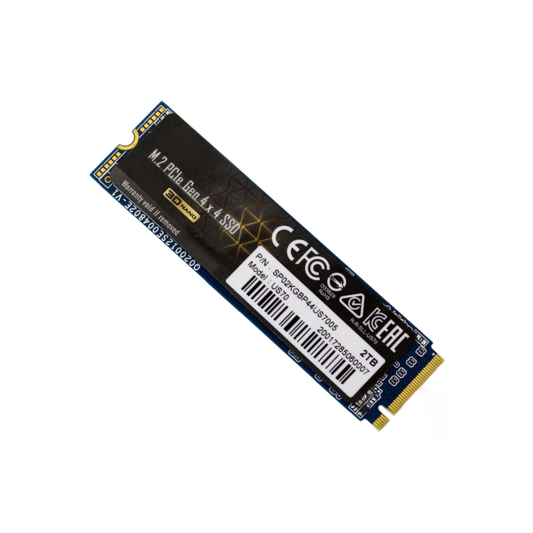 
2 ТБ SSD PCle Gen US70 SSD 2,5 дюймовый ноутбук черный SATA Внутренний 