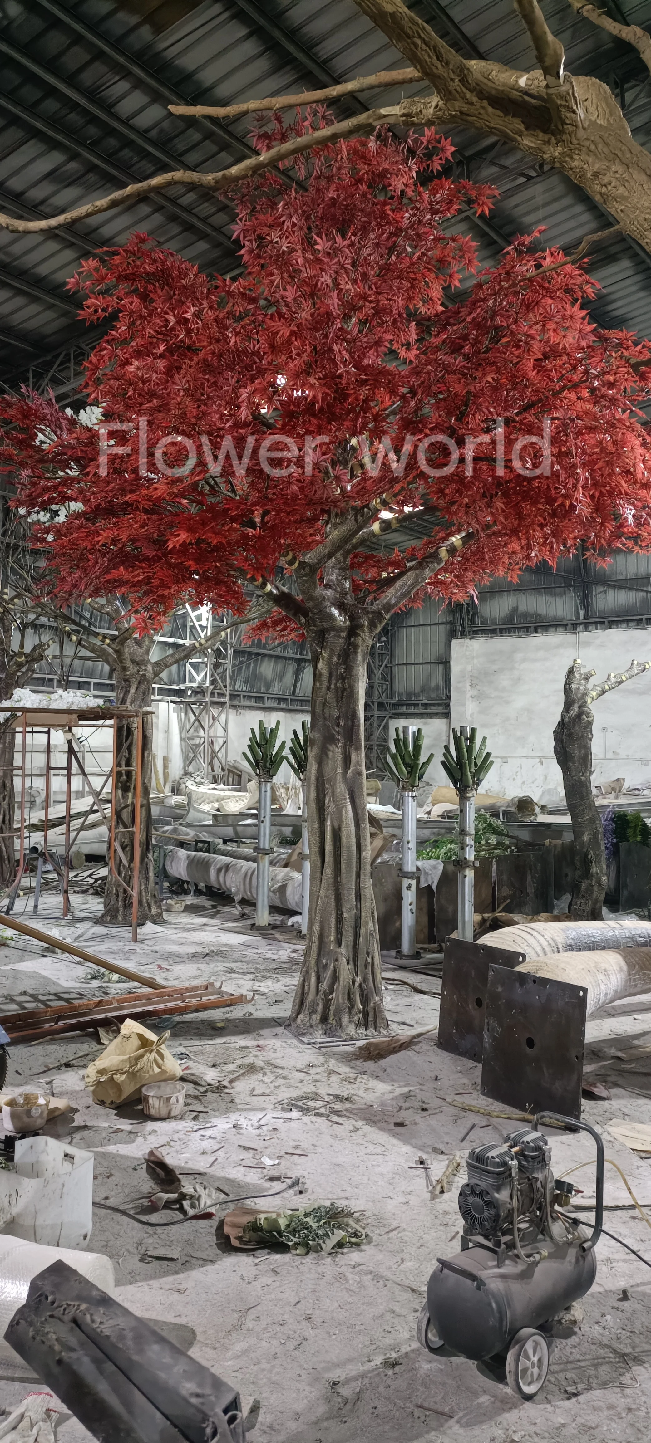 Customize artificial plants tree Wedding Decoration Artificial Cherry Blossom Tree Pink America Yellow White tree decor