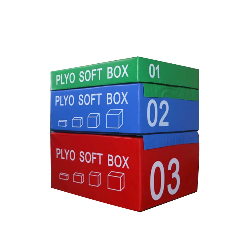 Gym Strength Training Soft 4 in 1 Plyo Jump Box Adjustable Jump Box