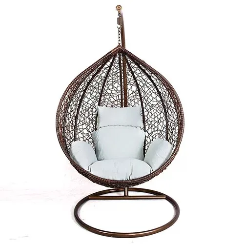 Cheap wicker hanging swing chair rattan hanging chair leisure furniture D011A