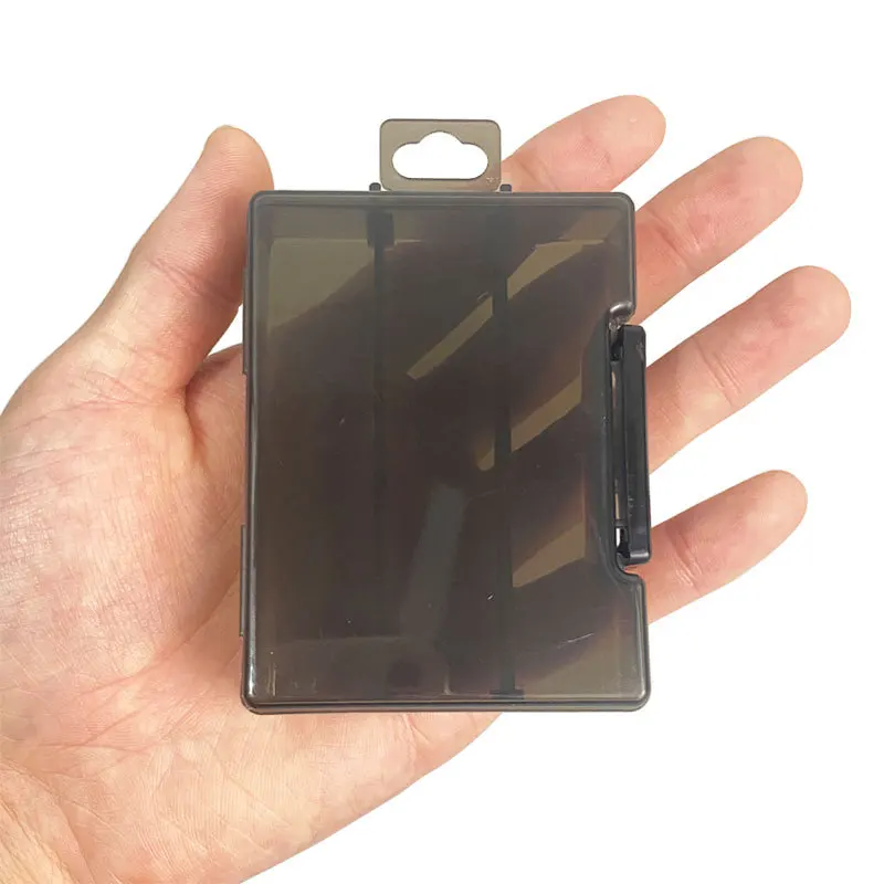 Lure Fishing Gear Accessories Mini Detachable Insert Bait Box Three Sequins Double Loop Lure Box Storage Box Plastic Support