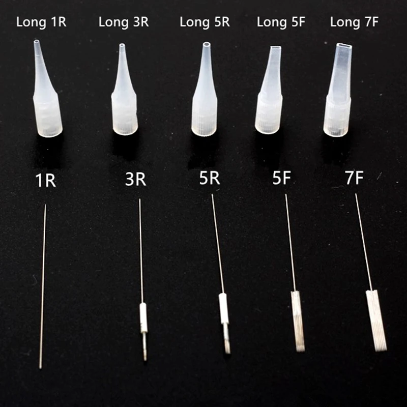 Disposable Eyebrow Tattoo Needle Tips For Permanent Makeup Microblading Tattoo Accessories