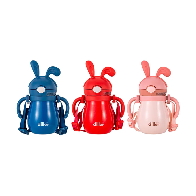 Double-walled stainless steel insulated toddler drink water bottles