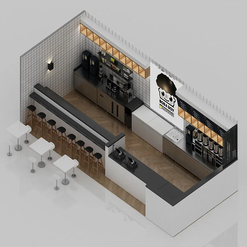 
Affordable Milk Tea Shop Chain Design tea shop coffee shop decor wisda display 