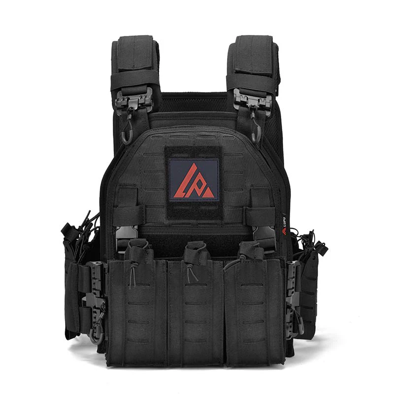 Wholesale Oxford Fabric  Waterproof Safety Black Tactical Gym Hunting Vest