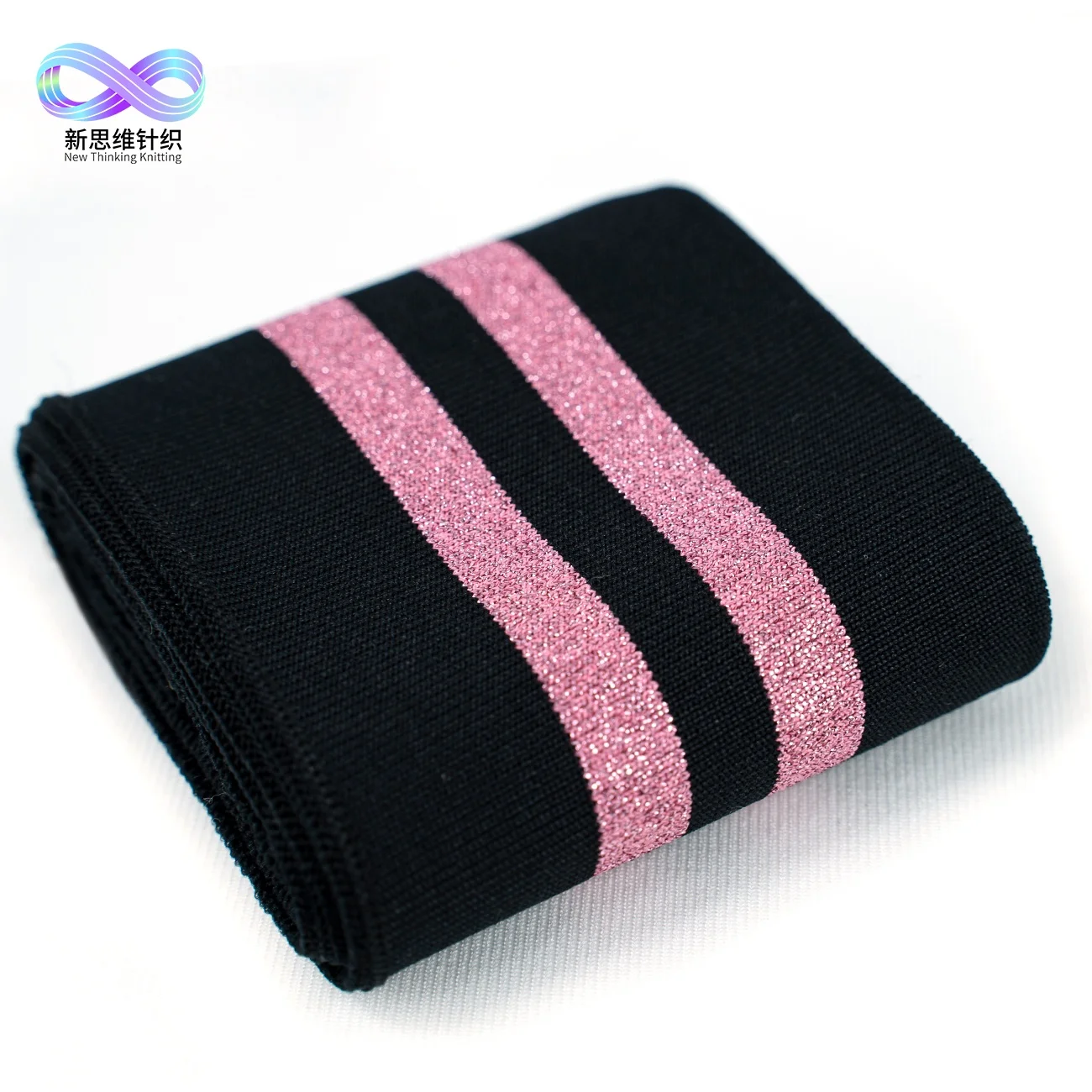 
Best selling rib polyester collar stripe knit 1x1 rib trim fabric lure rib for casual wears 